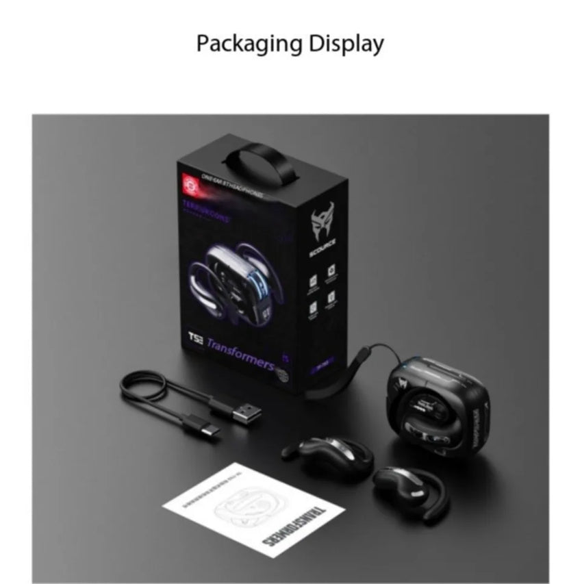 AI Translation Intelligent Open Earphone OWS Bluetooth 6.0 Ultra Long Battery Life ENC Noise Cancelling Sports Office Earphones