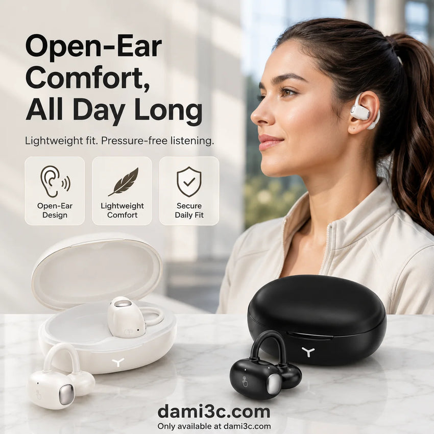 H22 AI Translation Open-Ear Earbud